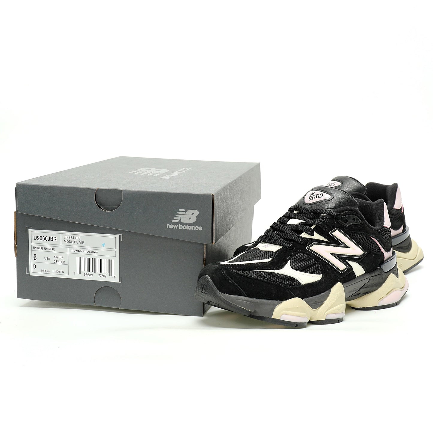New Balance 9060 Sneaker Black / Pink