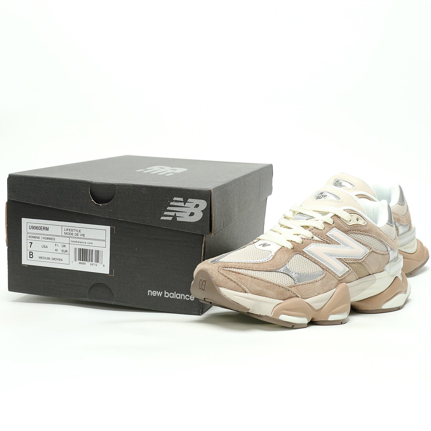 New Balance U9060 Sneaker Beige/Silver