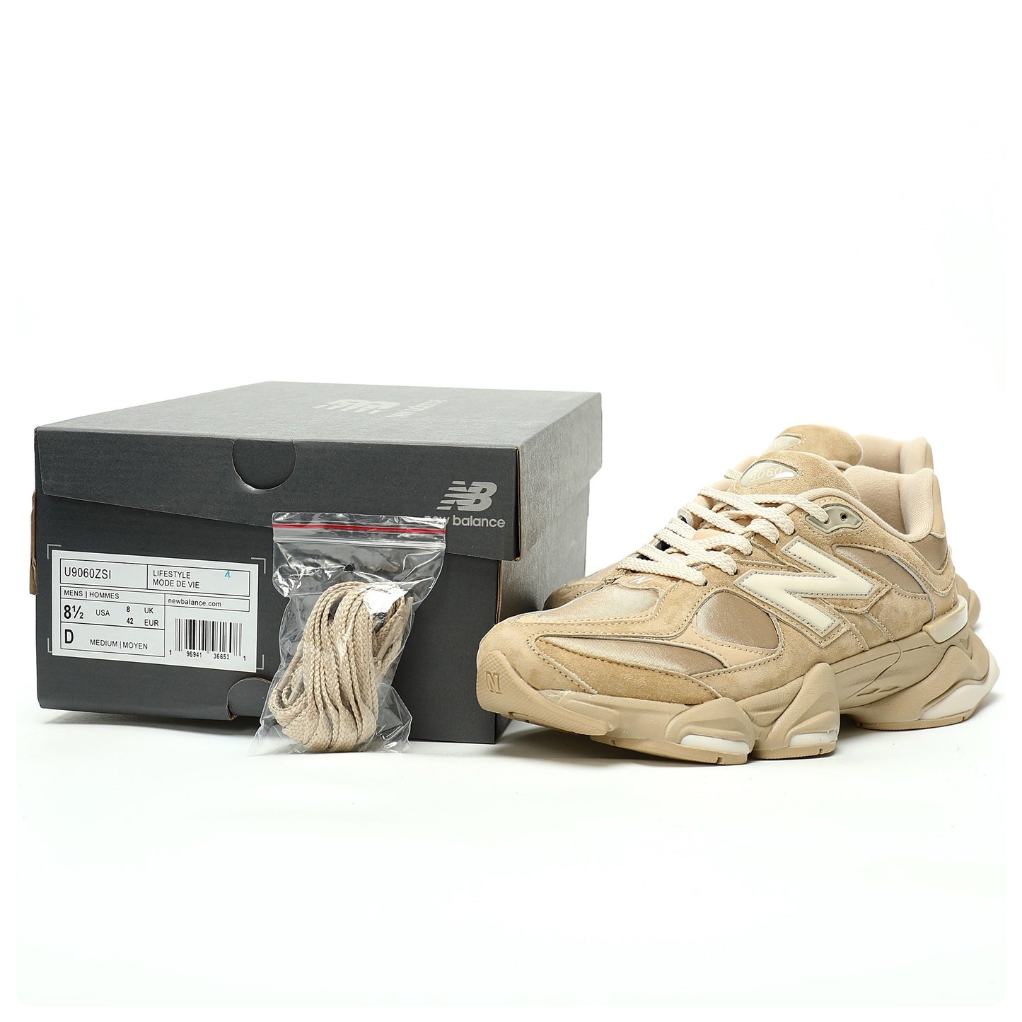 New Balance 9060 Sneaker Khaki color