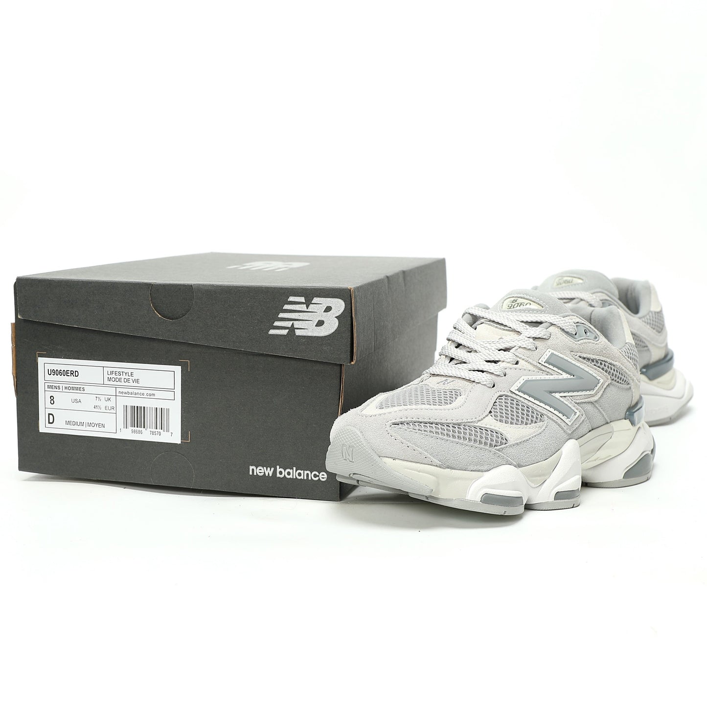 New Balance 9060 Sneaker Light gray