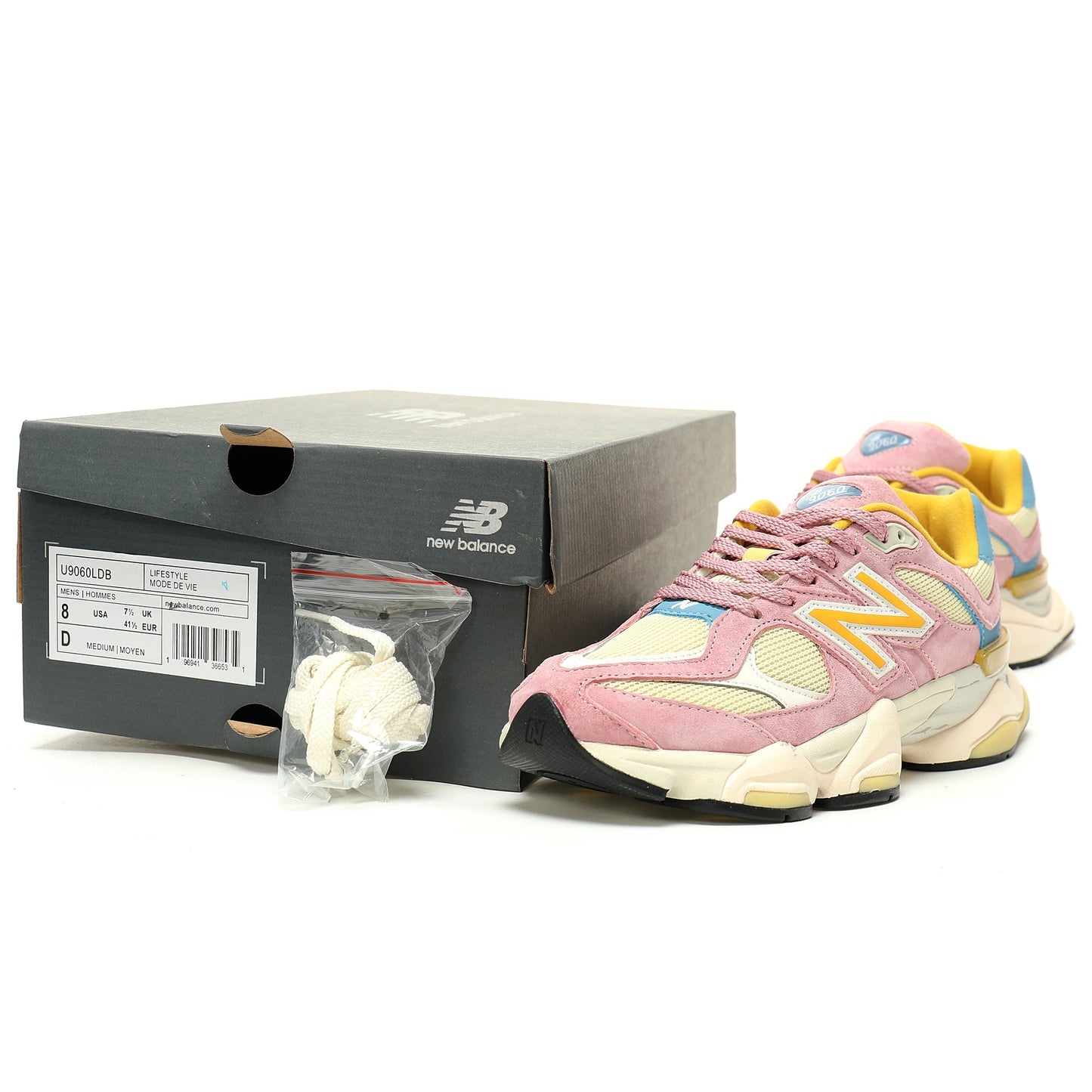 New Balance 9060 Sneaker Pink / Yellow / Blue