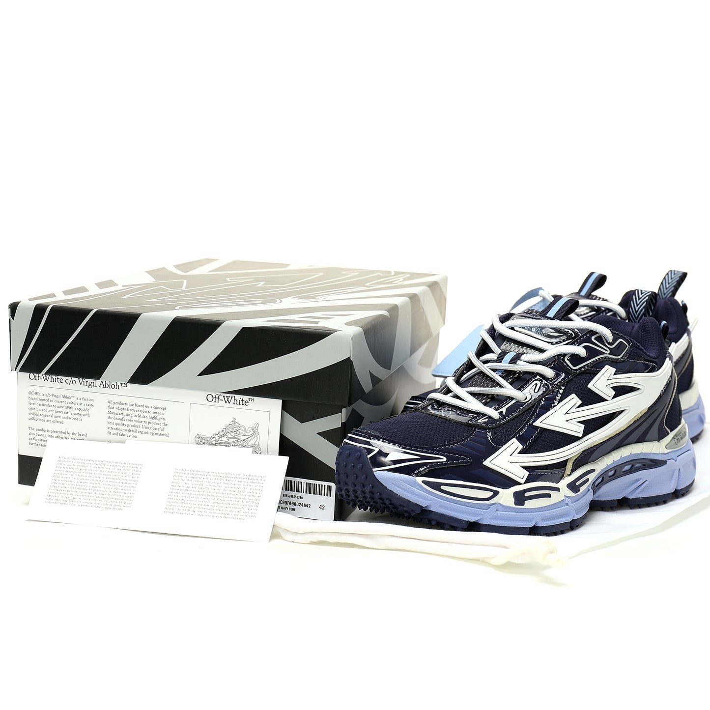 Off-White™ "Be Right Back" Sneaker — BRB Dark blue