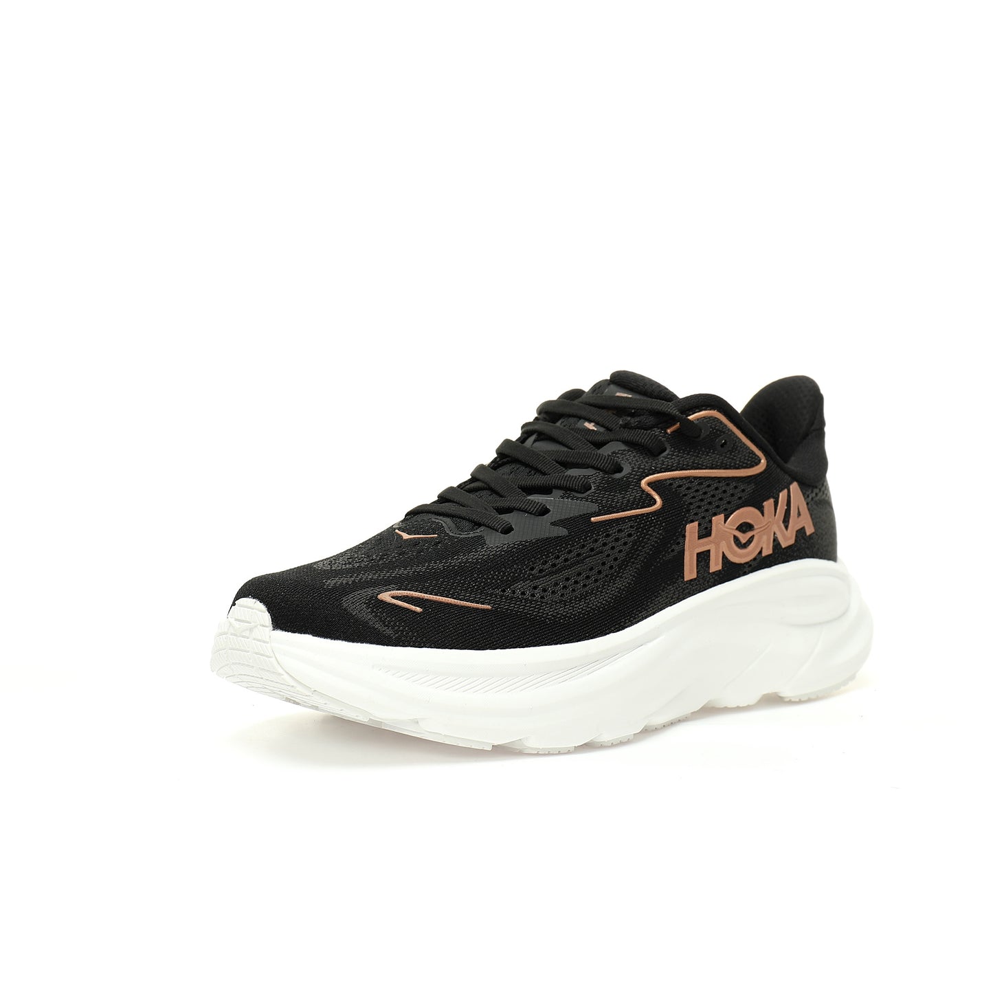 HOKA One One Clifton 9 Black / Brown