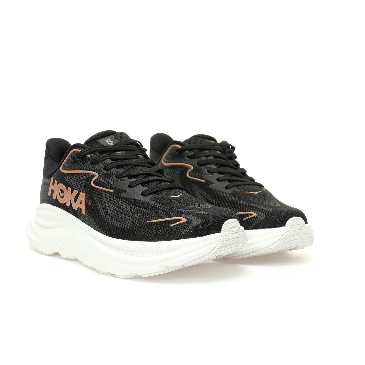 HOKA One One Clifton 9 Black / Brown