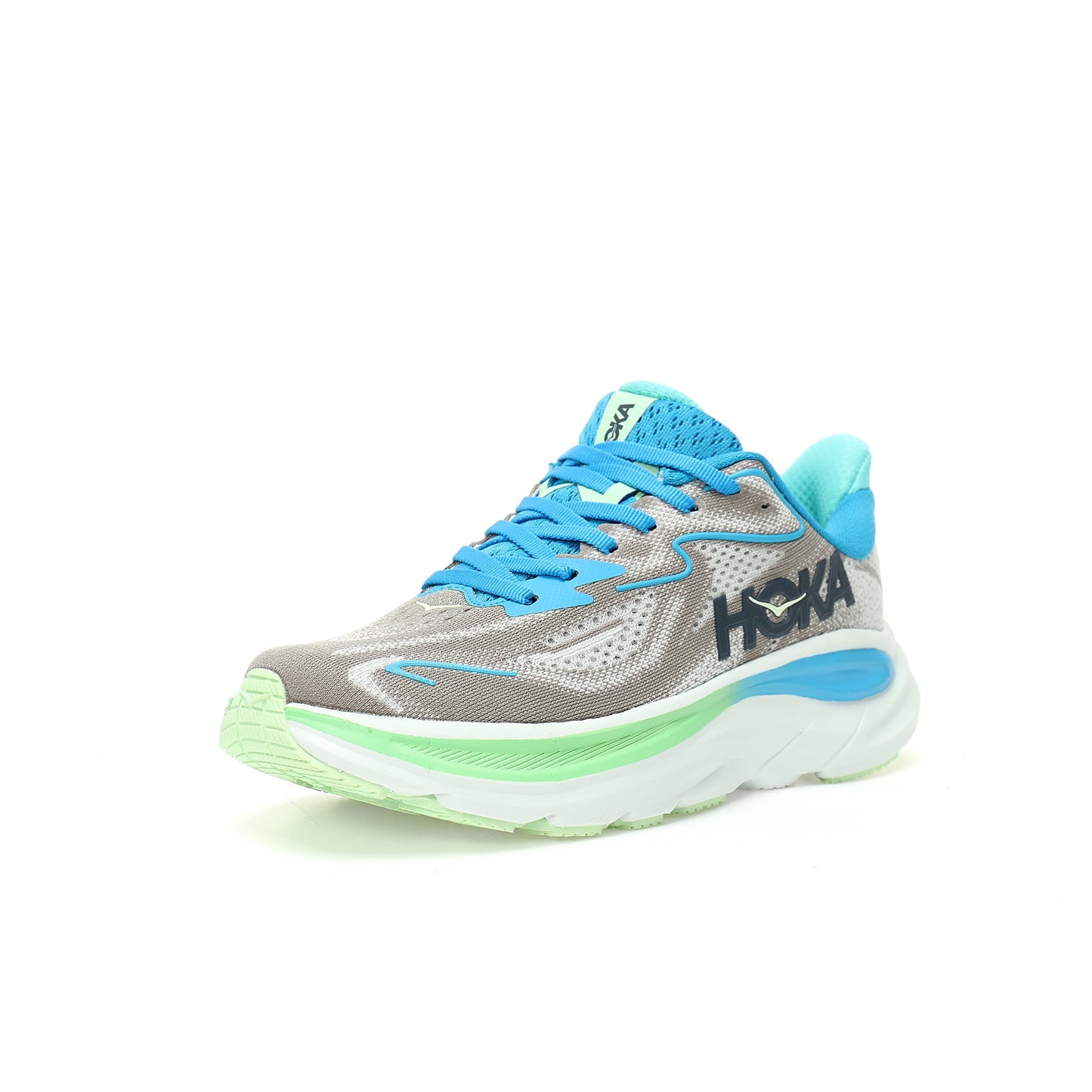 HOKA One One Clifton 9 Light blue/Grey