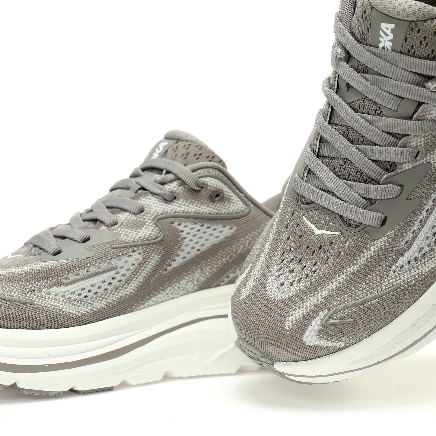 HOKA One One Clifton 9  Grey/White