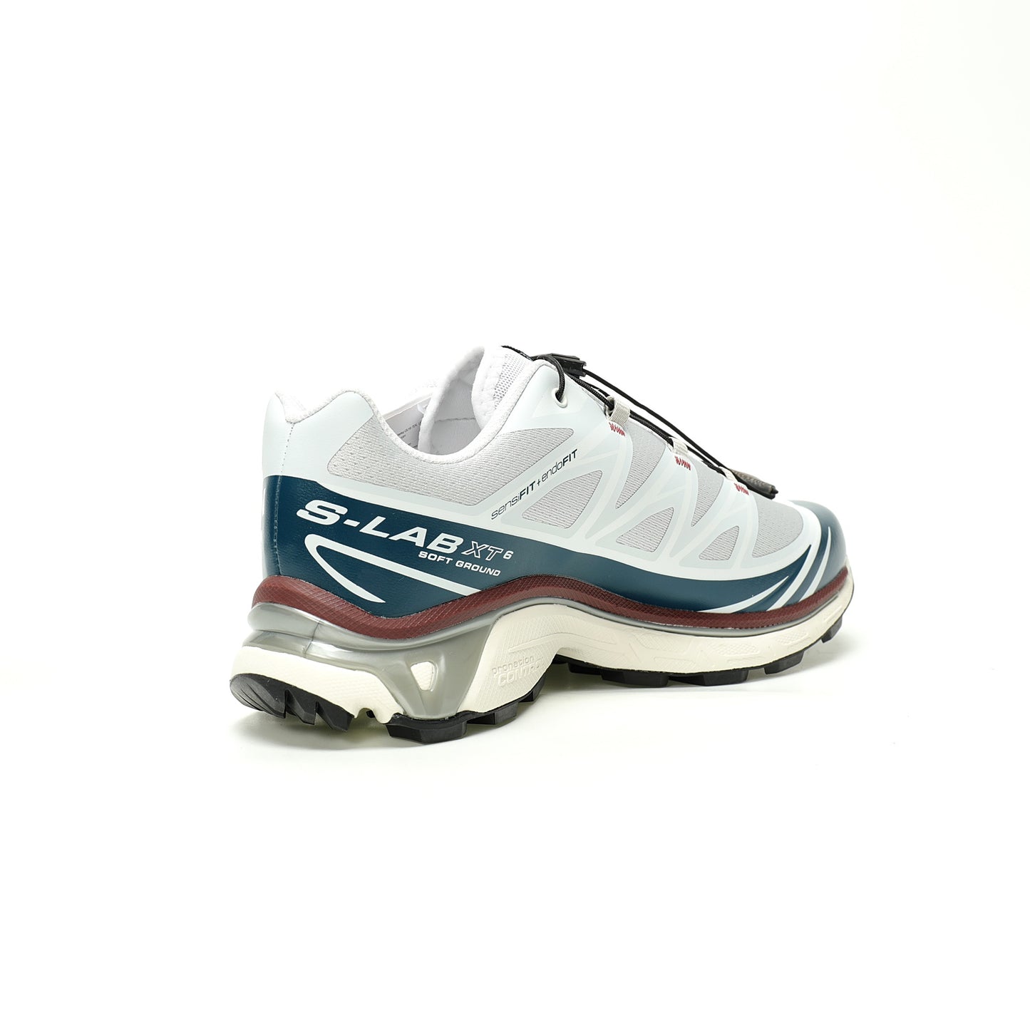 Salomon XT-6 GTX Outdoor Sports Shoes Collection   White / Blue / Brown