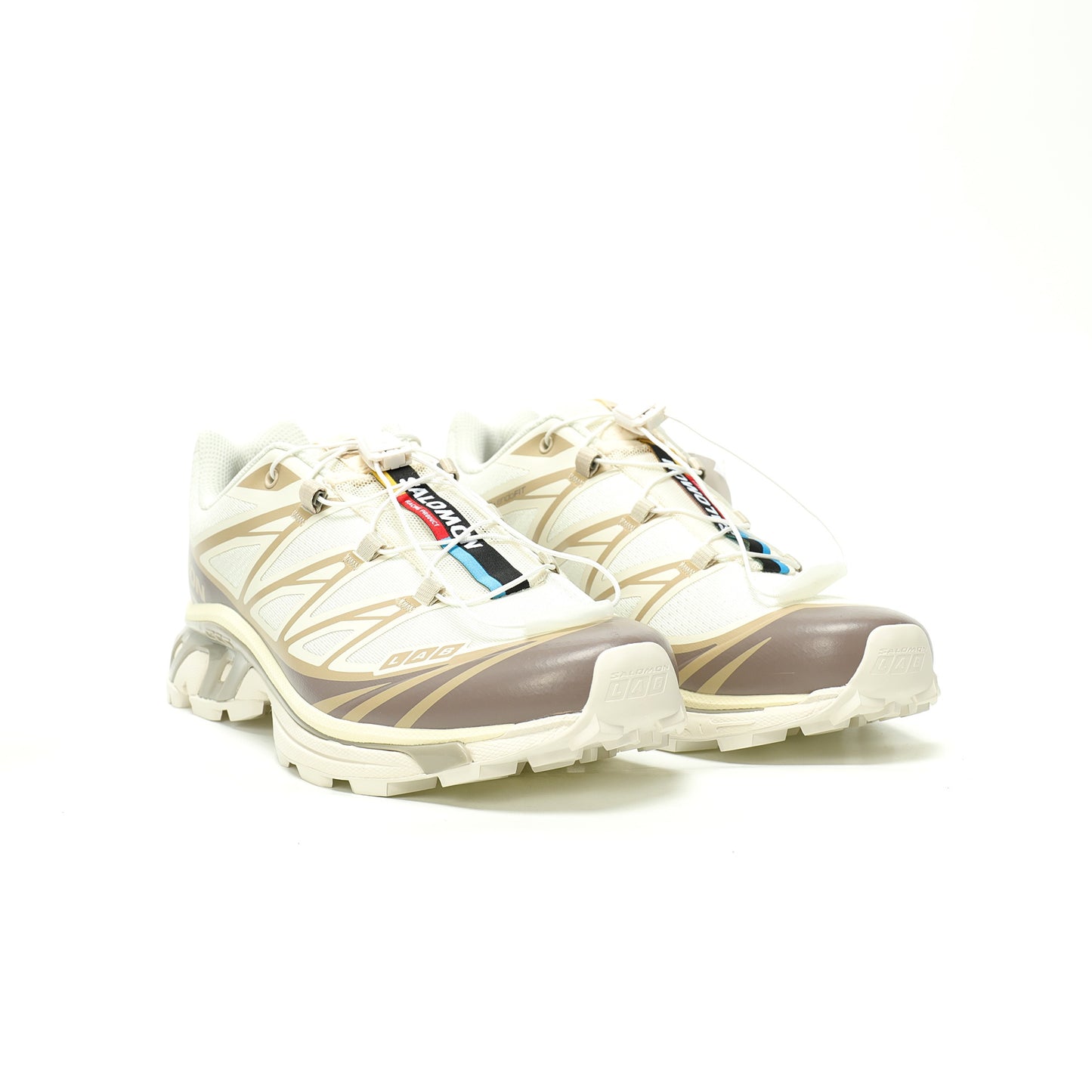 Salomon XT-6 GTX Outdoor Sports Shoes Collection   Brown/White