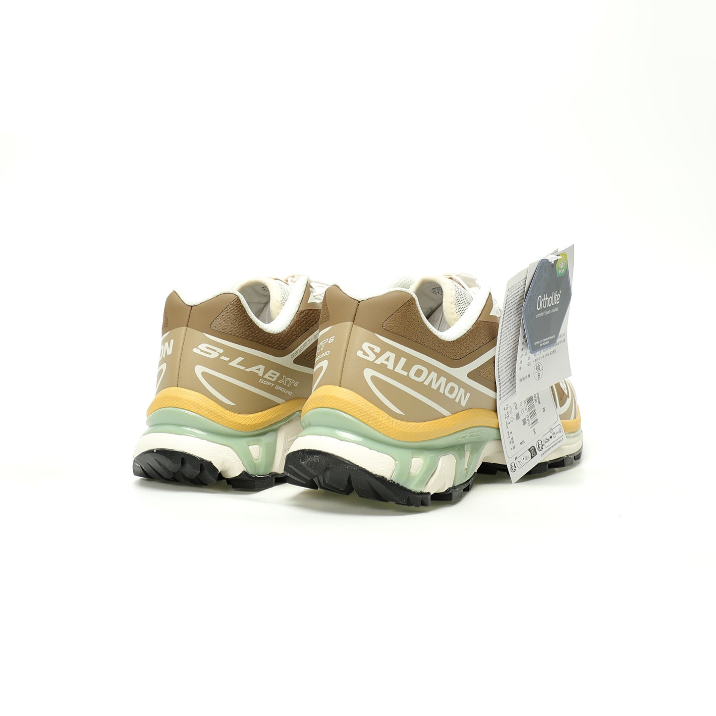 Salomon XT-6 GTX Outdoor Sports Shoes Collection   Brown/Green