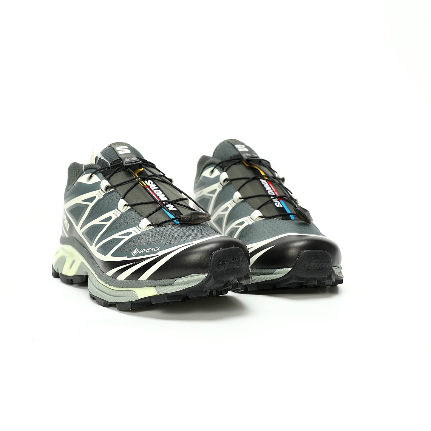 Salomon XT-6 GTX Outdoor Sports Shoes Collection   Green/Grey