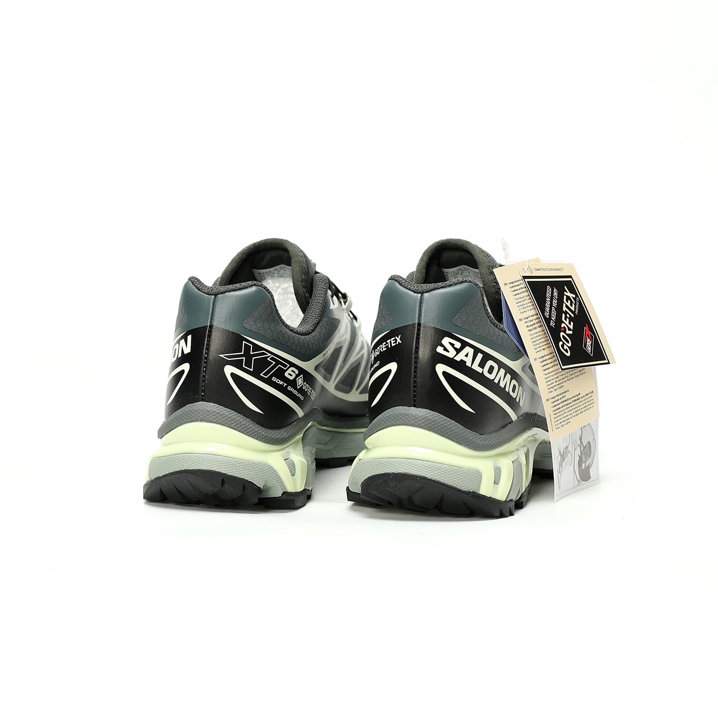 Salomon XT-6 GTX Outdoor Sports Shoes Collection   Green/Grey