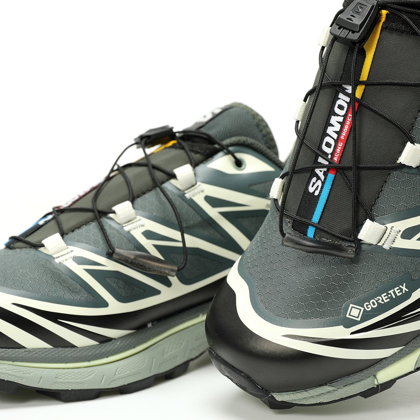 Salomon XT-6 GTX Outdoor Sports Shoes Collection   Green/Grey
