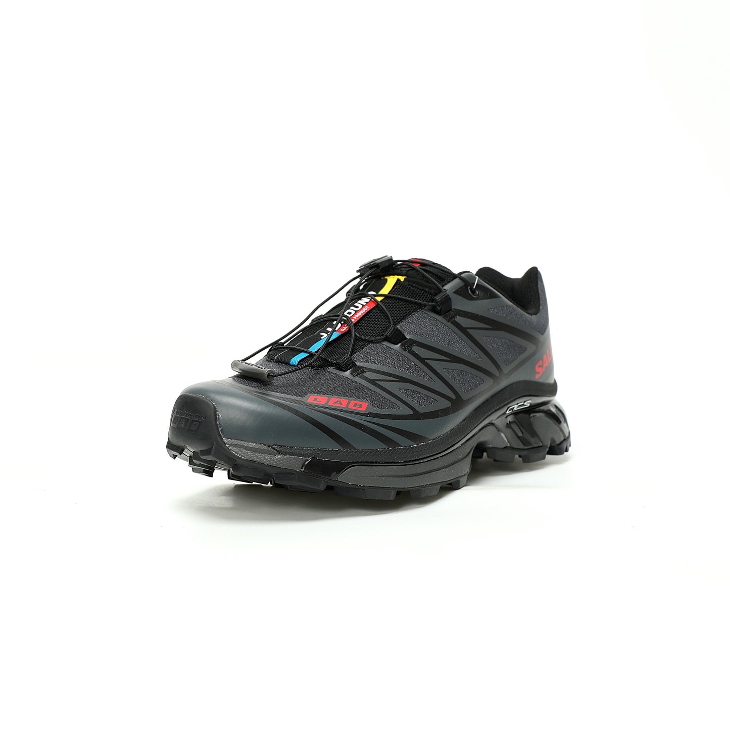 Salomon XT-6 GTX Outdoor Sports Shoes Collection   Dark Gray / Red