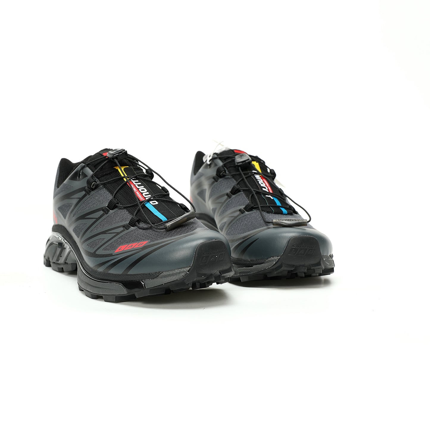 Salomon XT-6 GTX Outdoor Sports Shoes Collection   Dark Gray / Red