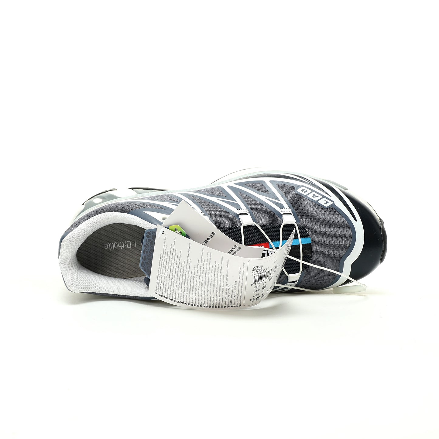 Salomon XT-6 GTX Outdoor Sports Shoes Collection  Blue-gray / Black