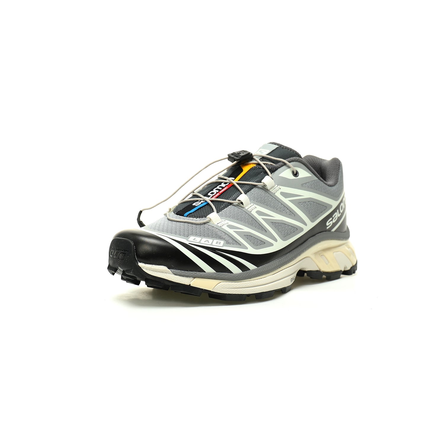 Salomon XT-6 GTX Outdoor Sports Shoes Collection   Grey / Black / Beige