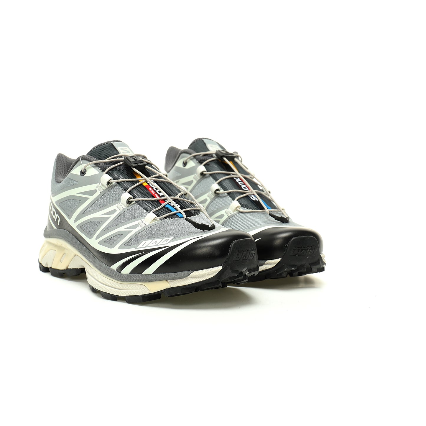 Salomon XT-6 GTX Outdoor Sports Shoes Collection   Grey / Black / Beige