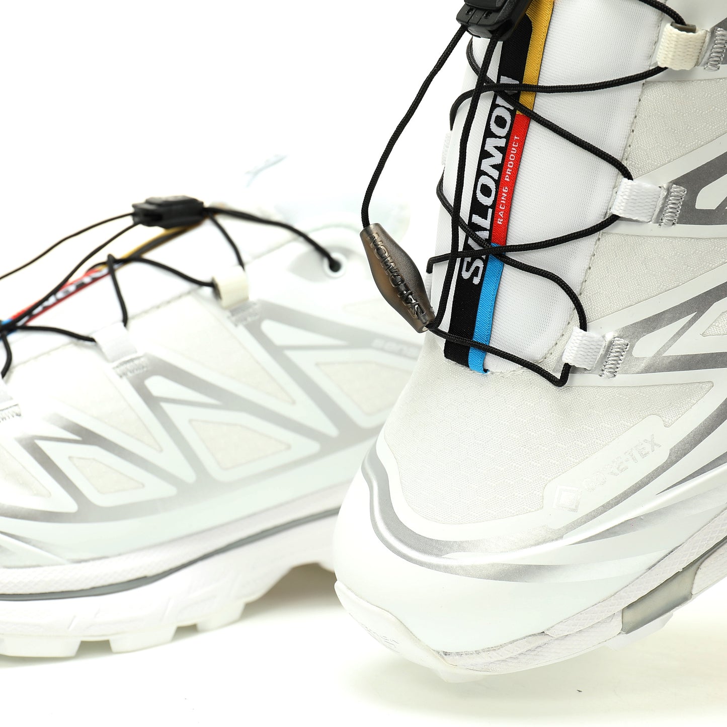 Salomon XT-6 GTX Outdoor Sports Shoes Collection   White/Silver