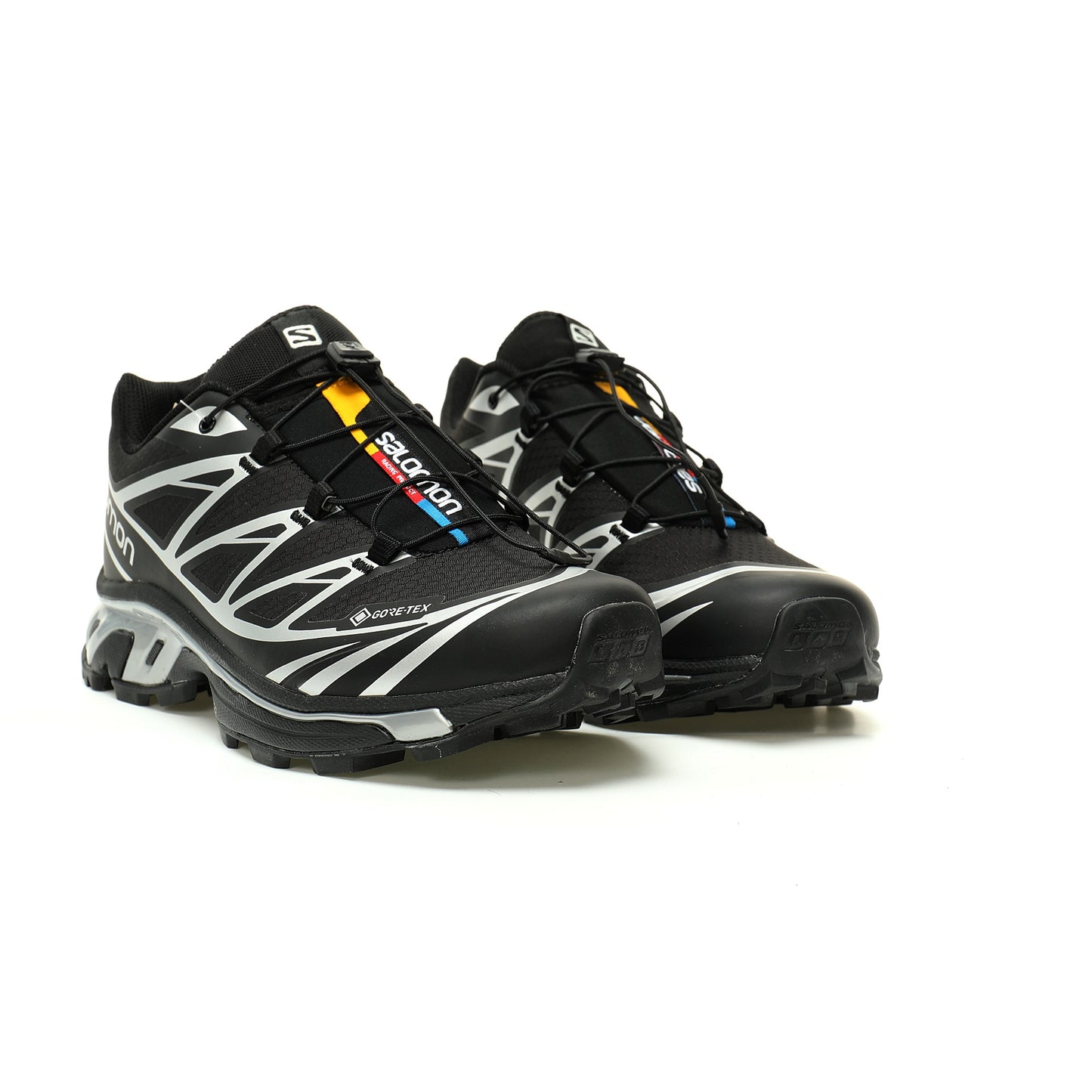 Salomon XT-6 GTX Outdoor Sports Shoes Collection   Black / Silver