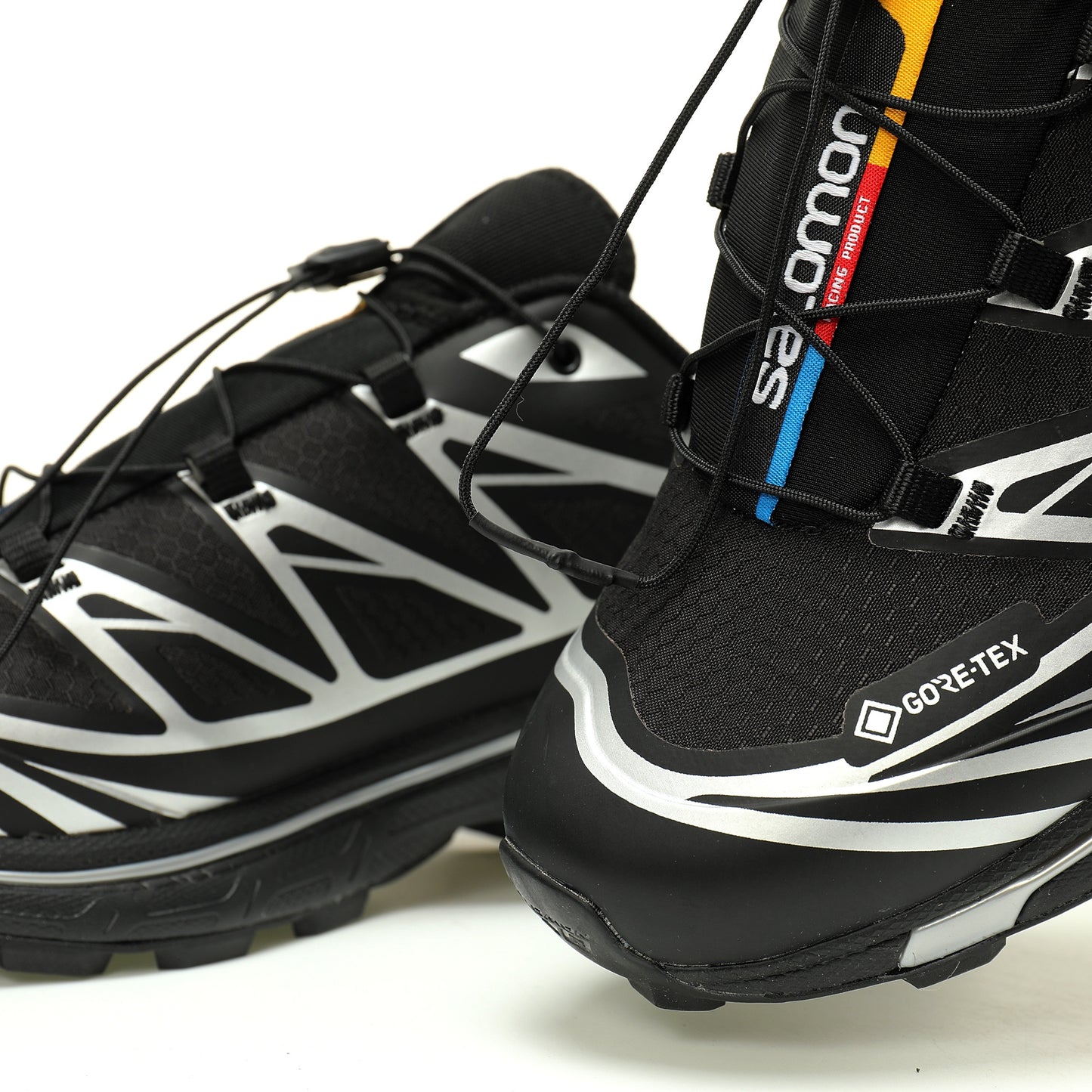 Salomon XT-6 GTX Outdoor Sports Shoes Collection   Black / Silver