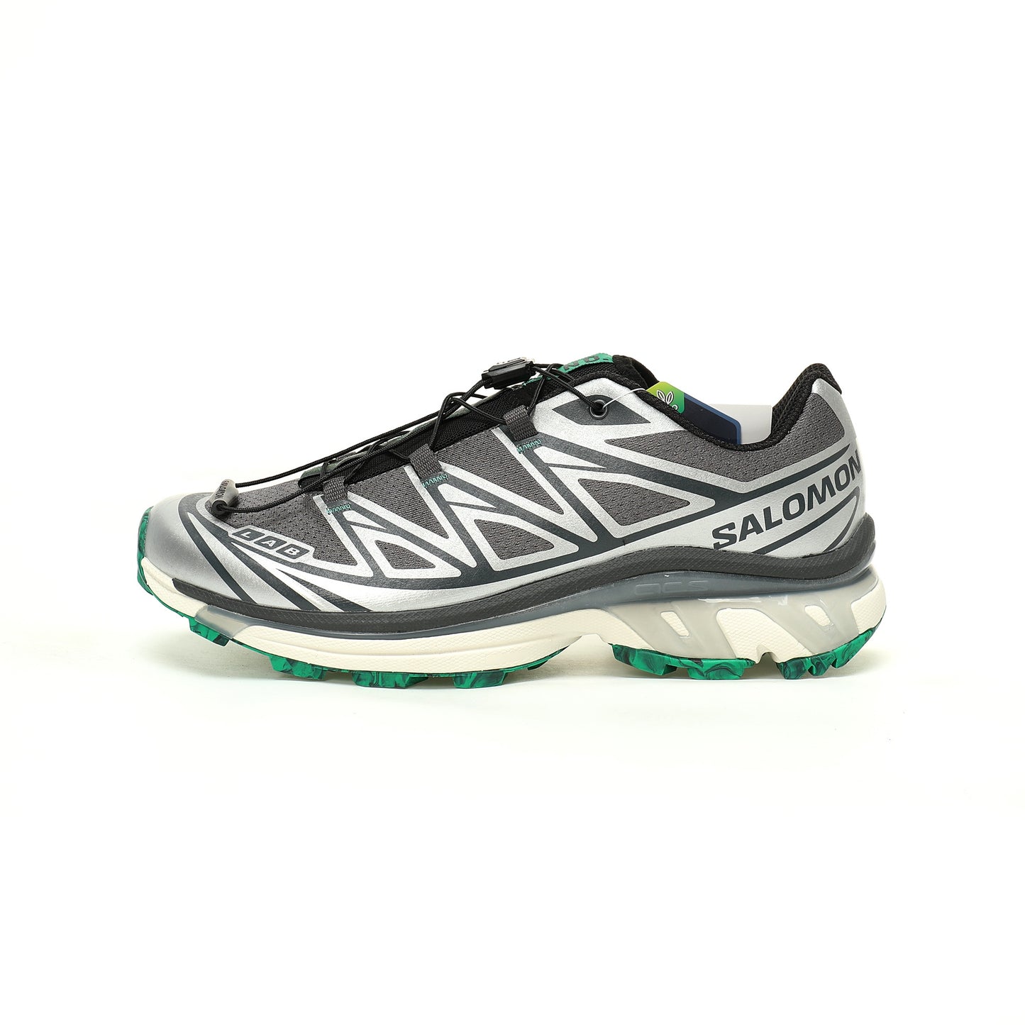 Salomon XT-6 GTX Outdoor Sports Shoes Collection   Grey / Silver / Green