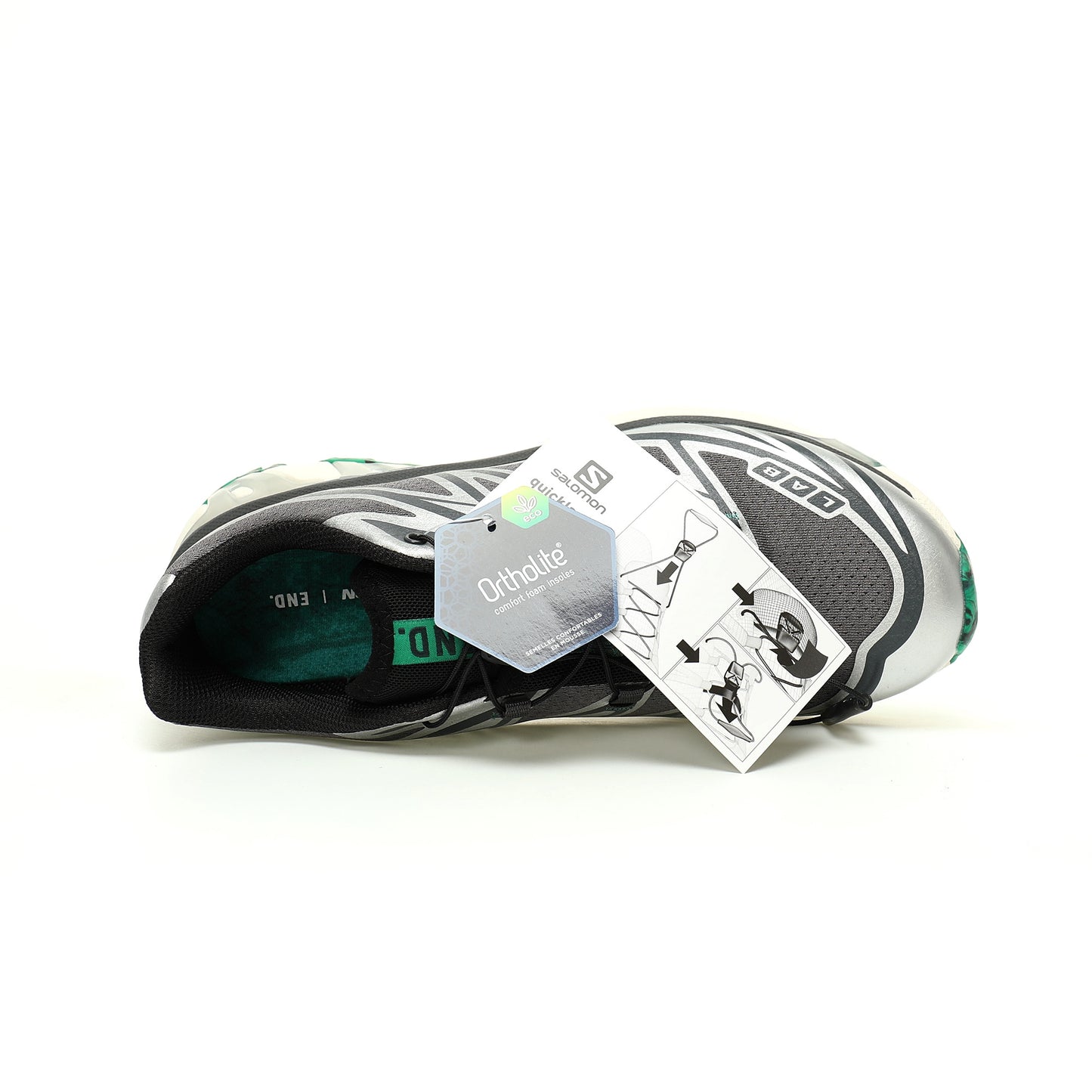 Salomon XT-6 GTX Outdoor Sports Shoes Collection   Grey / Silver / Green