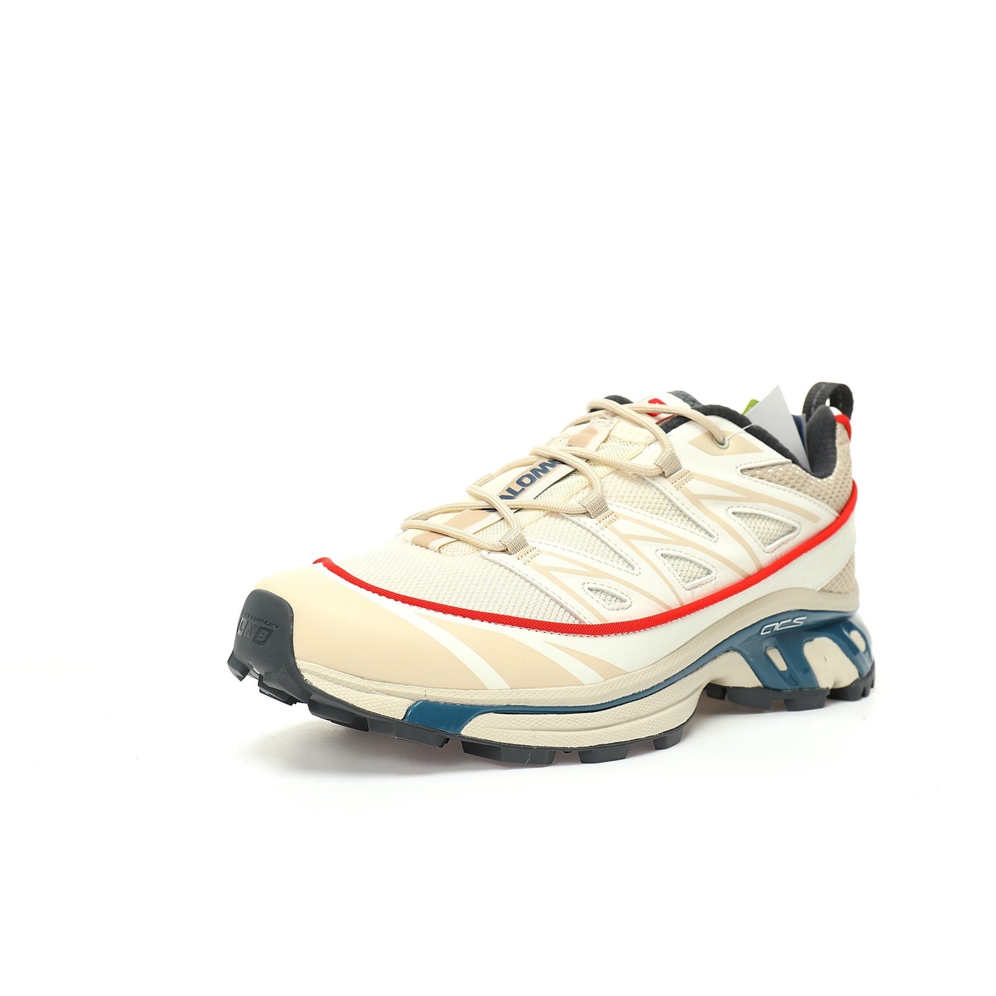 Salomon XT-6 GTX Outdoor Sports Shoes Collection   Beige / Red / Blue