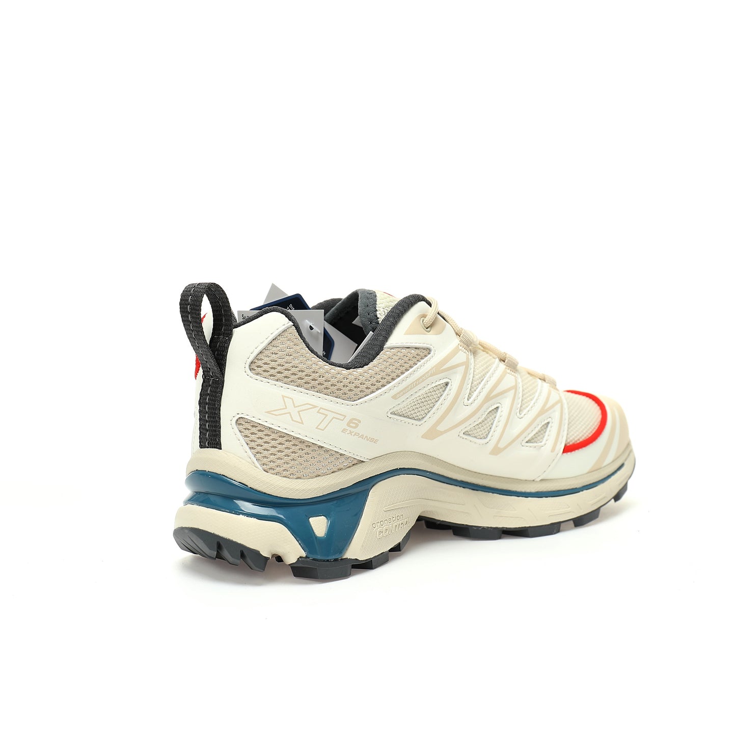 Salomon XT-6 GTX Outdoor Sports Shoes Collection   Beige / Red / Blue