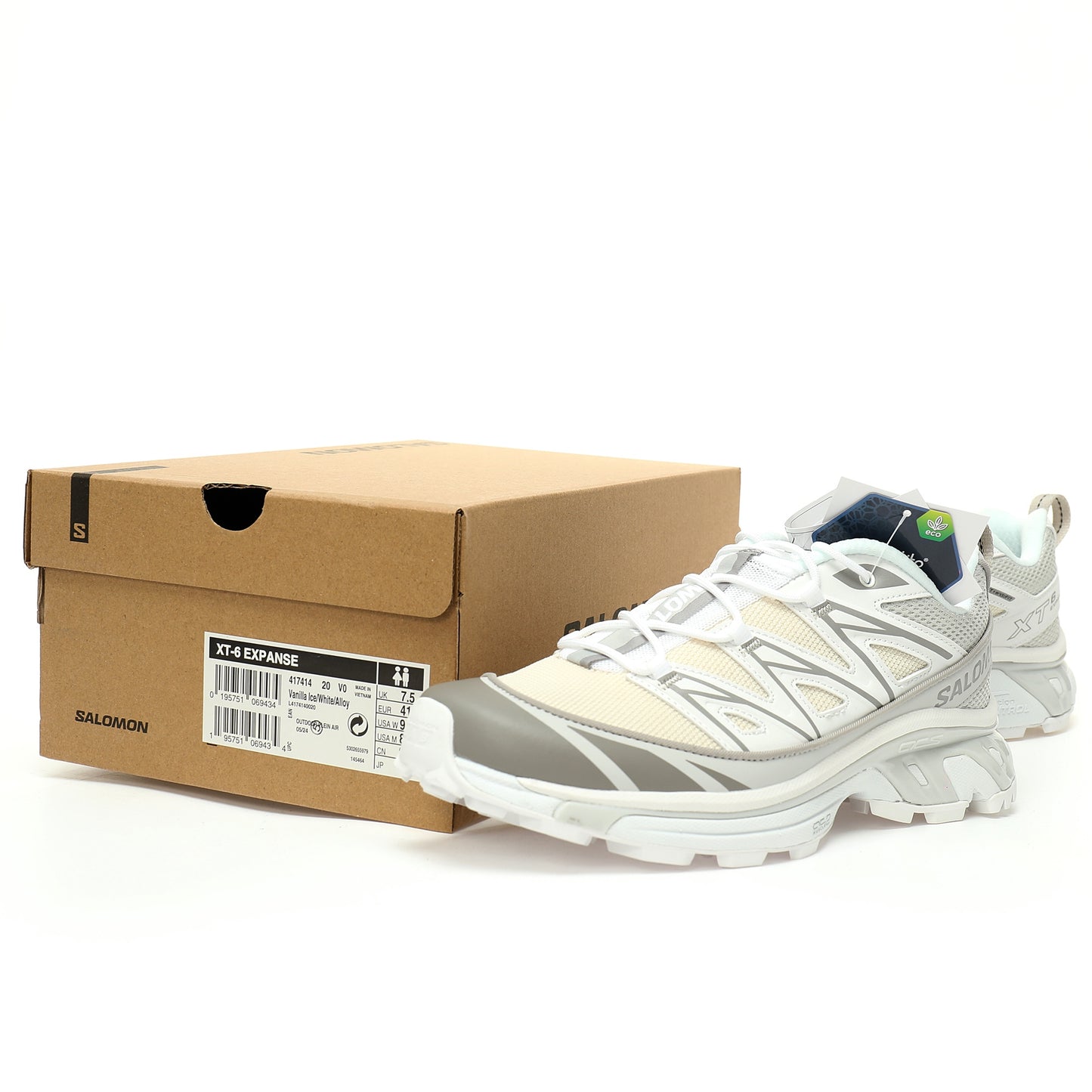 Salomon XT-6 GTX Outdoor Sports Shoes Collection   White/Grey