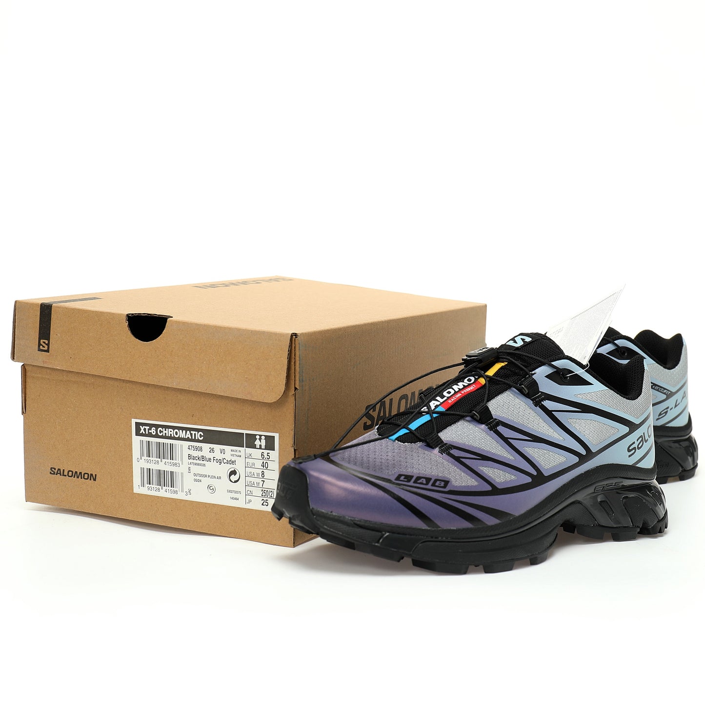 Salomon XT-6 GTX Outdoor Sports Shoes Collection   Blue gradient