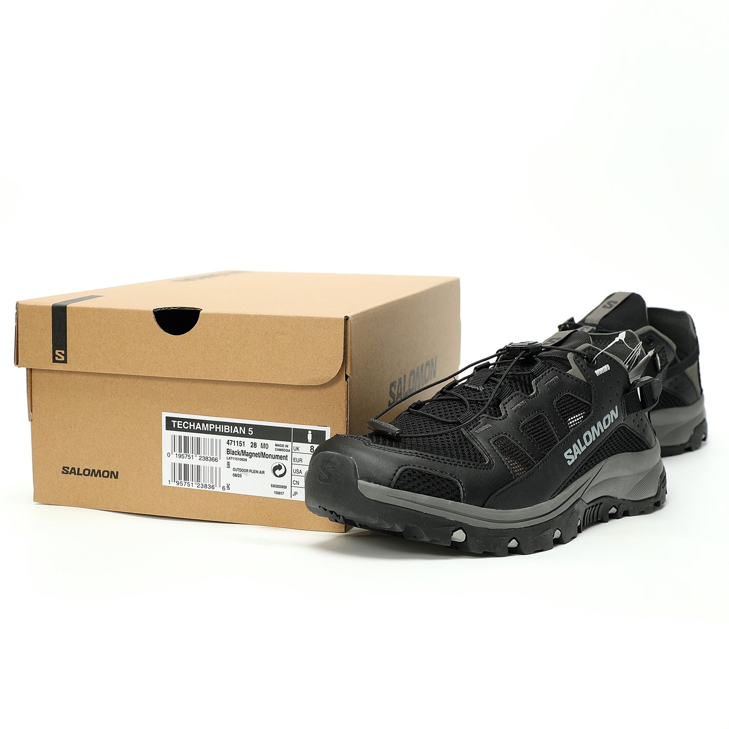 Salomon Techamphibian 5'   Black/Grey