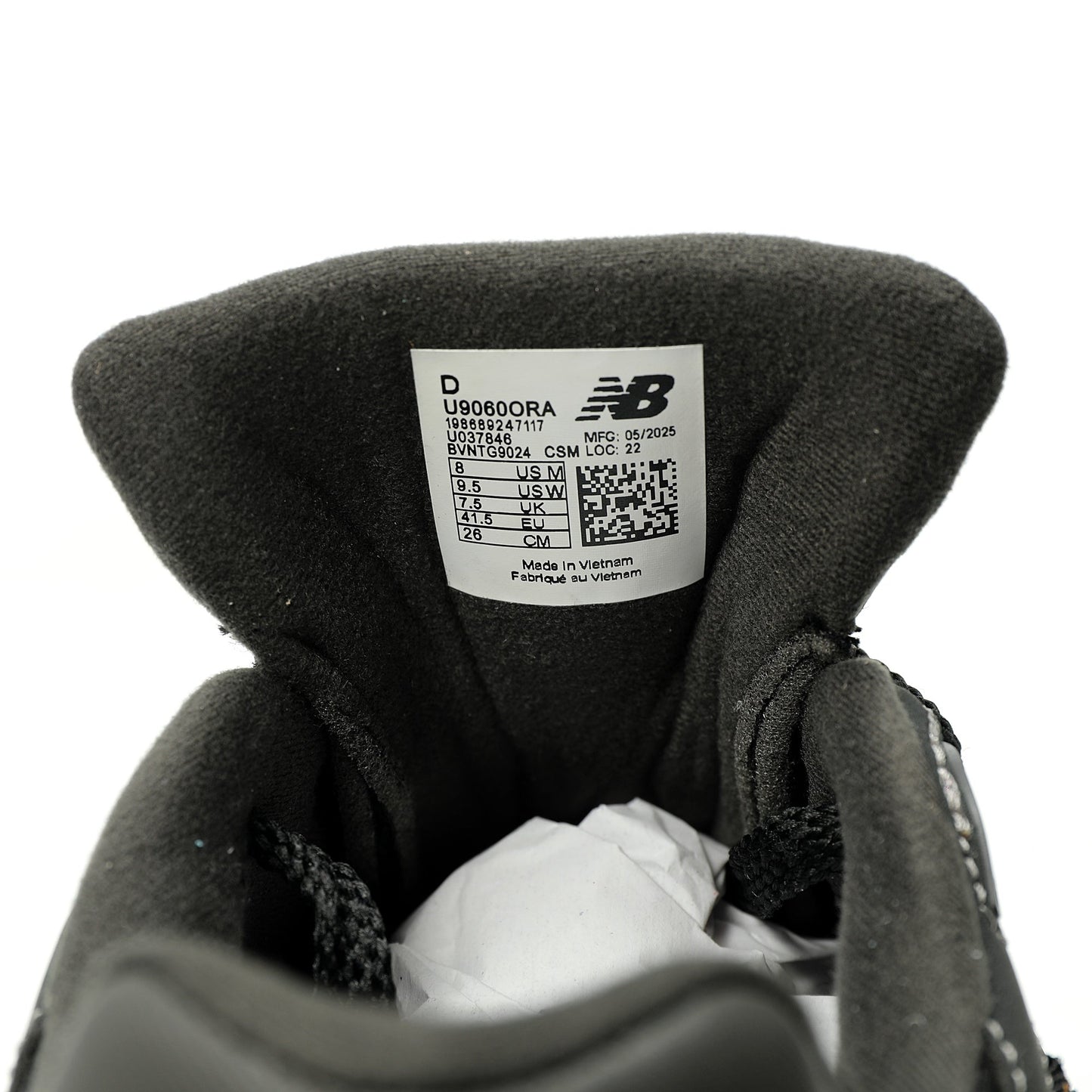 New Balance 9060 Sneaker  Black/Grey