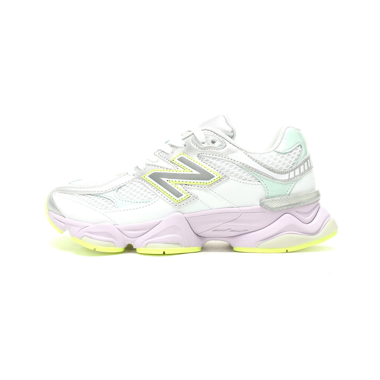 New Balance 9060 Sneaker  Light green / Yellow / Silver