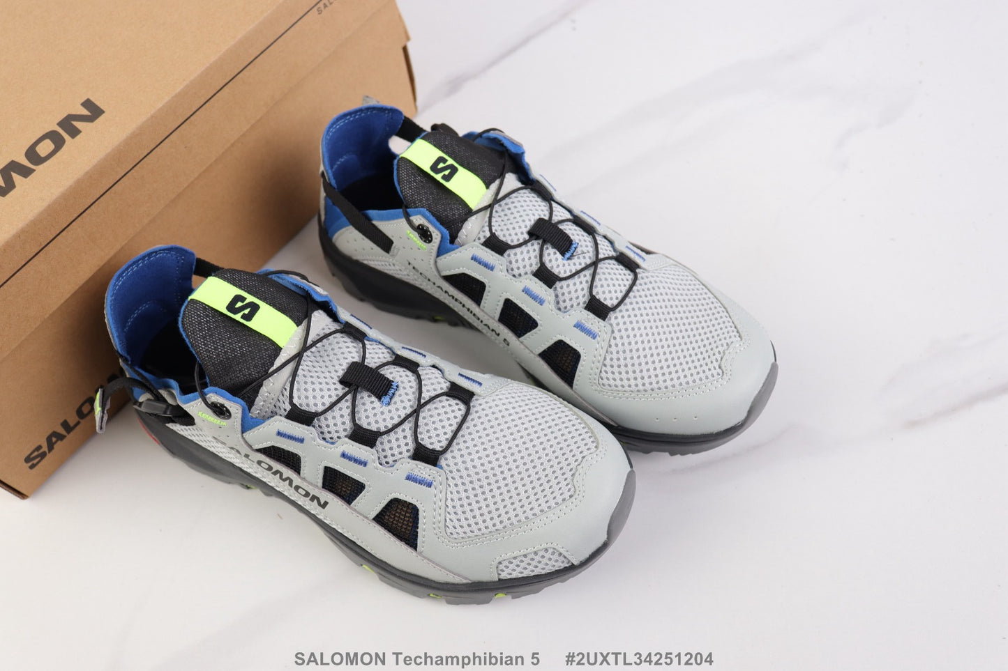 Salomon Techamphibian 5'   Grey / Blue
