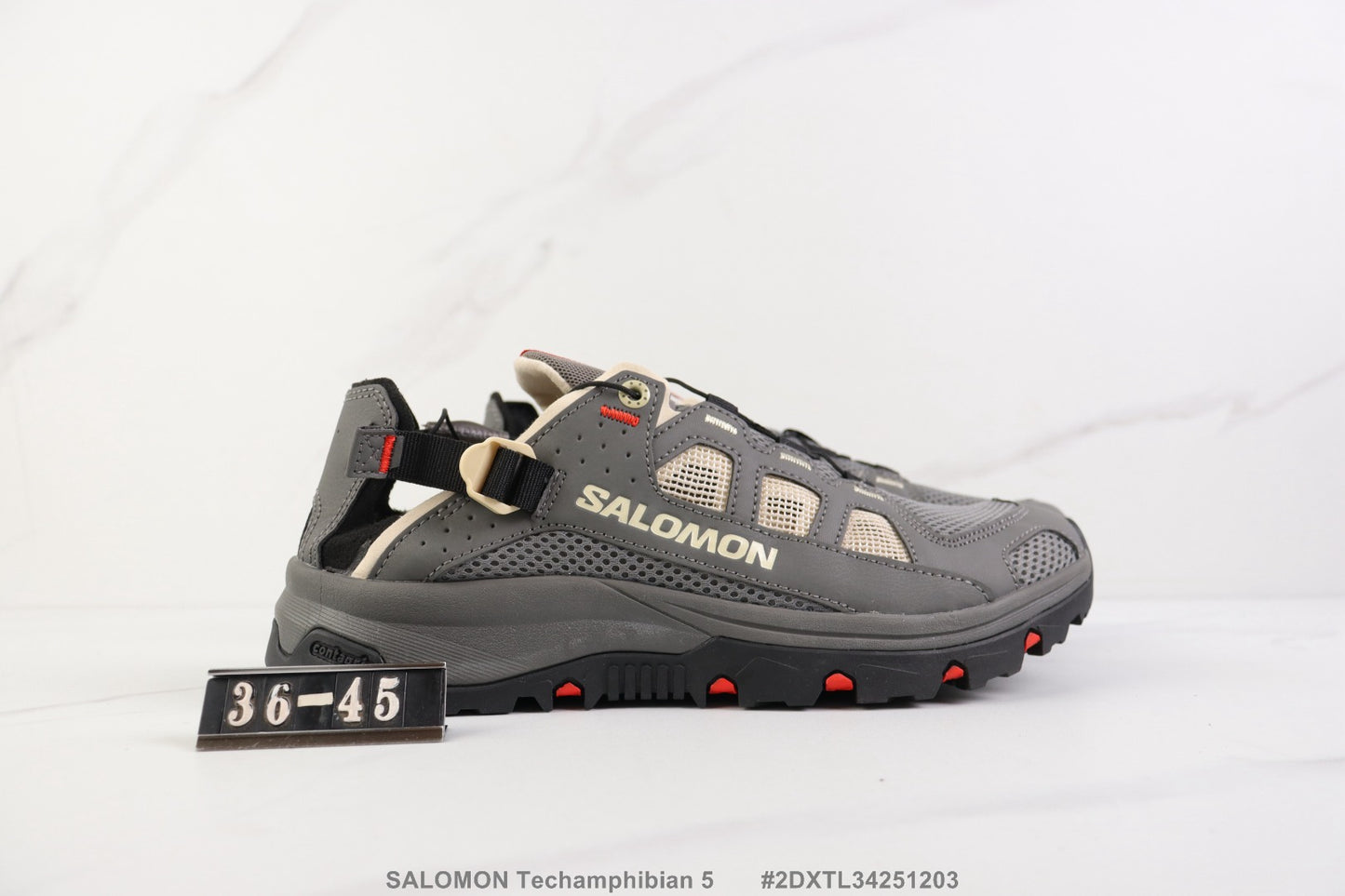 Salomon Techamphibian 5'   Grey / Beige