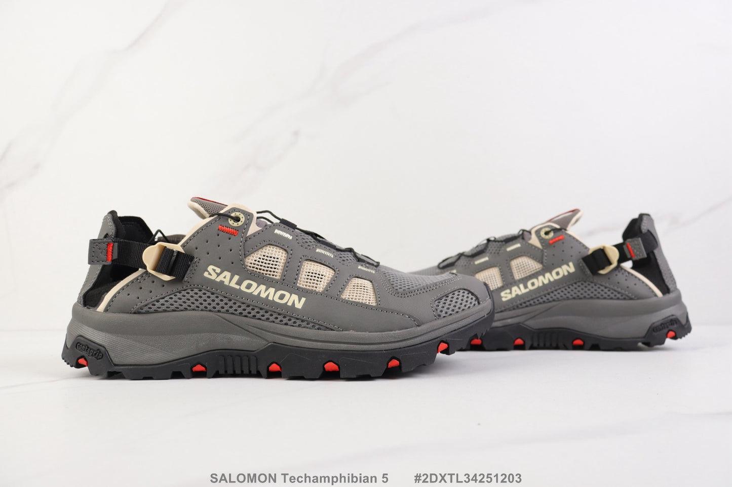 Salomon Techamphibian 5'   Grey / Beige
