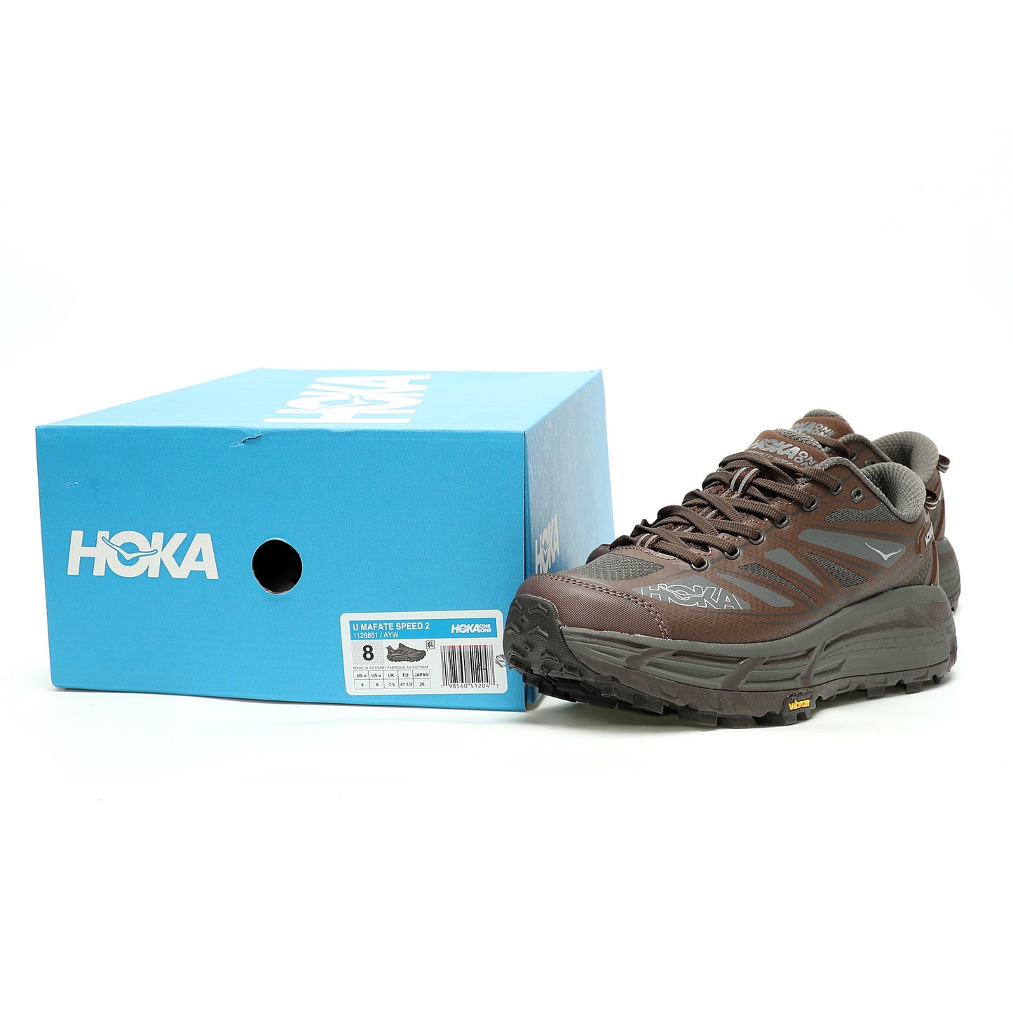 HOKA Mafate Speed 2 Low | Trail Running Shoes   Dark brown