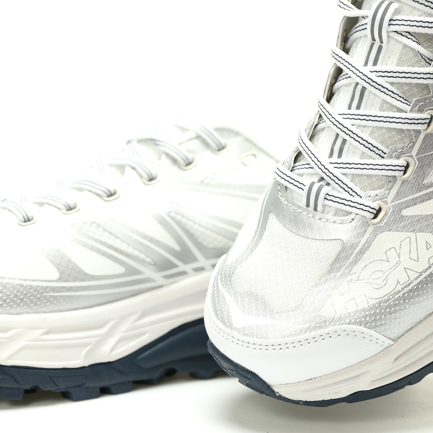 HOKA Mafate Speed 2 Low | Trail Running Shoes  White/Silver