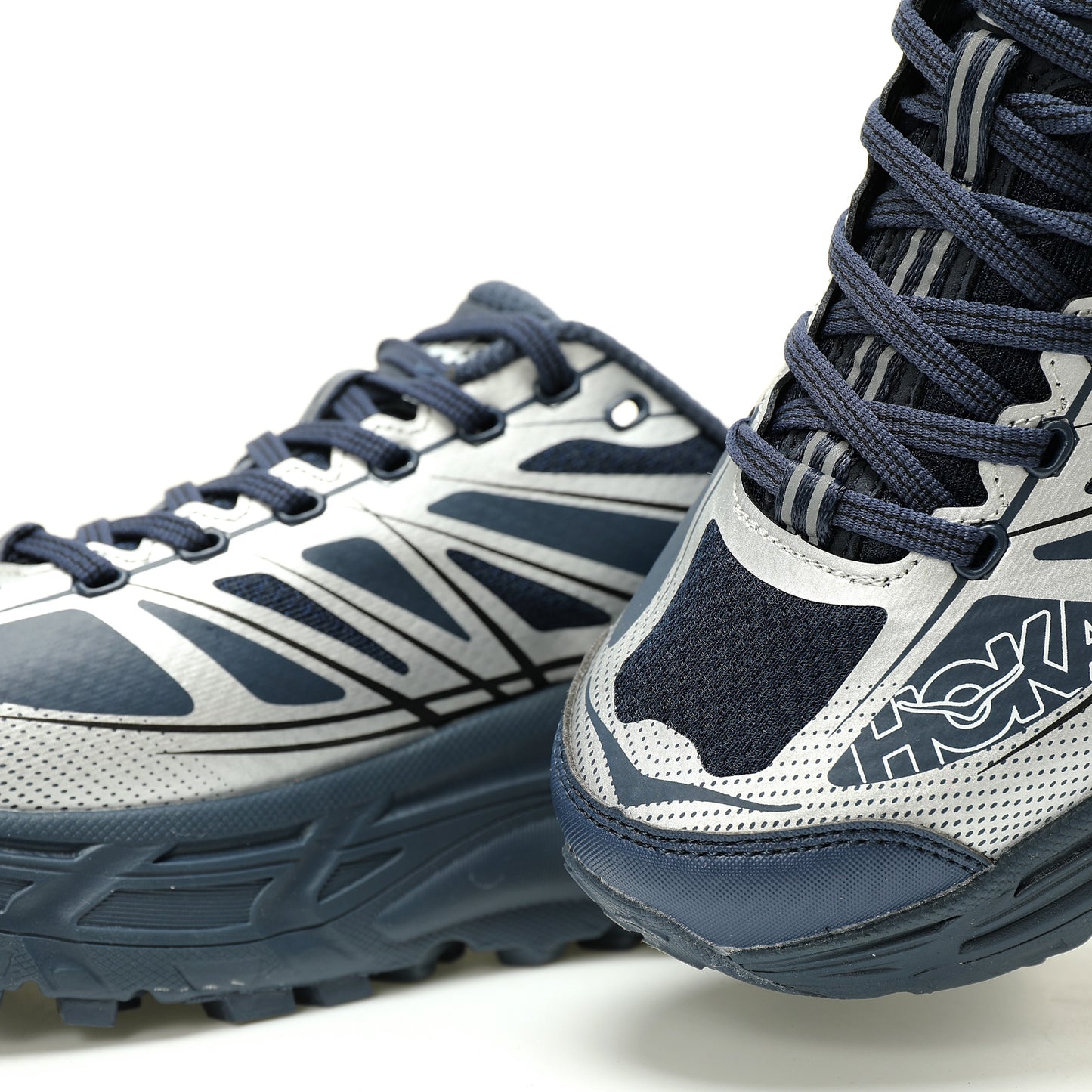 HOKA Mafate Speed 2 Low | Trail Running Shoes   Navy / Silver