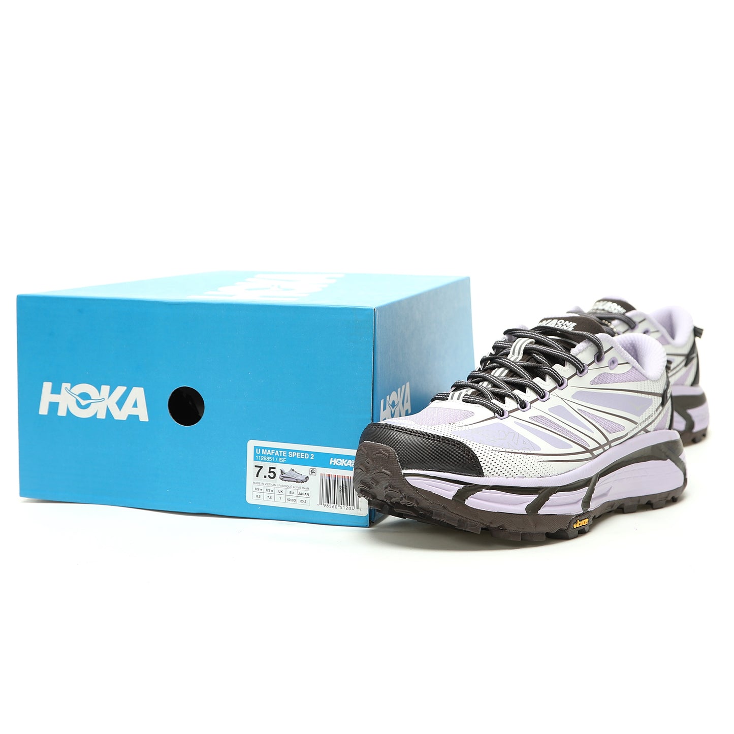 HOKA Mafate Speed 2 Low | Trail Running Shoes   Purple/Brown