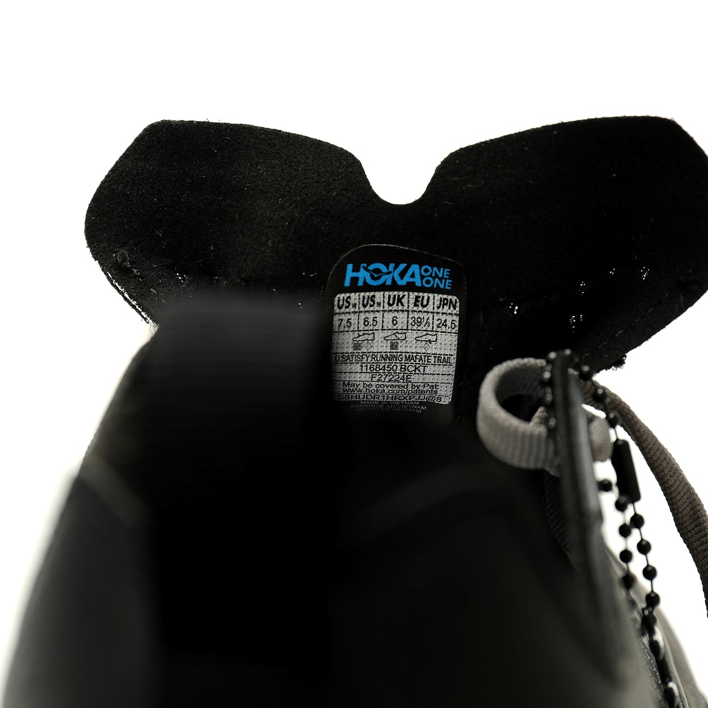 HOKA Mafate Speed 2 Low | Trail Running Shoes   Black / Silver