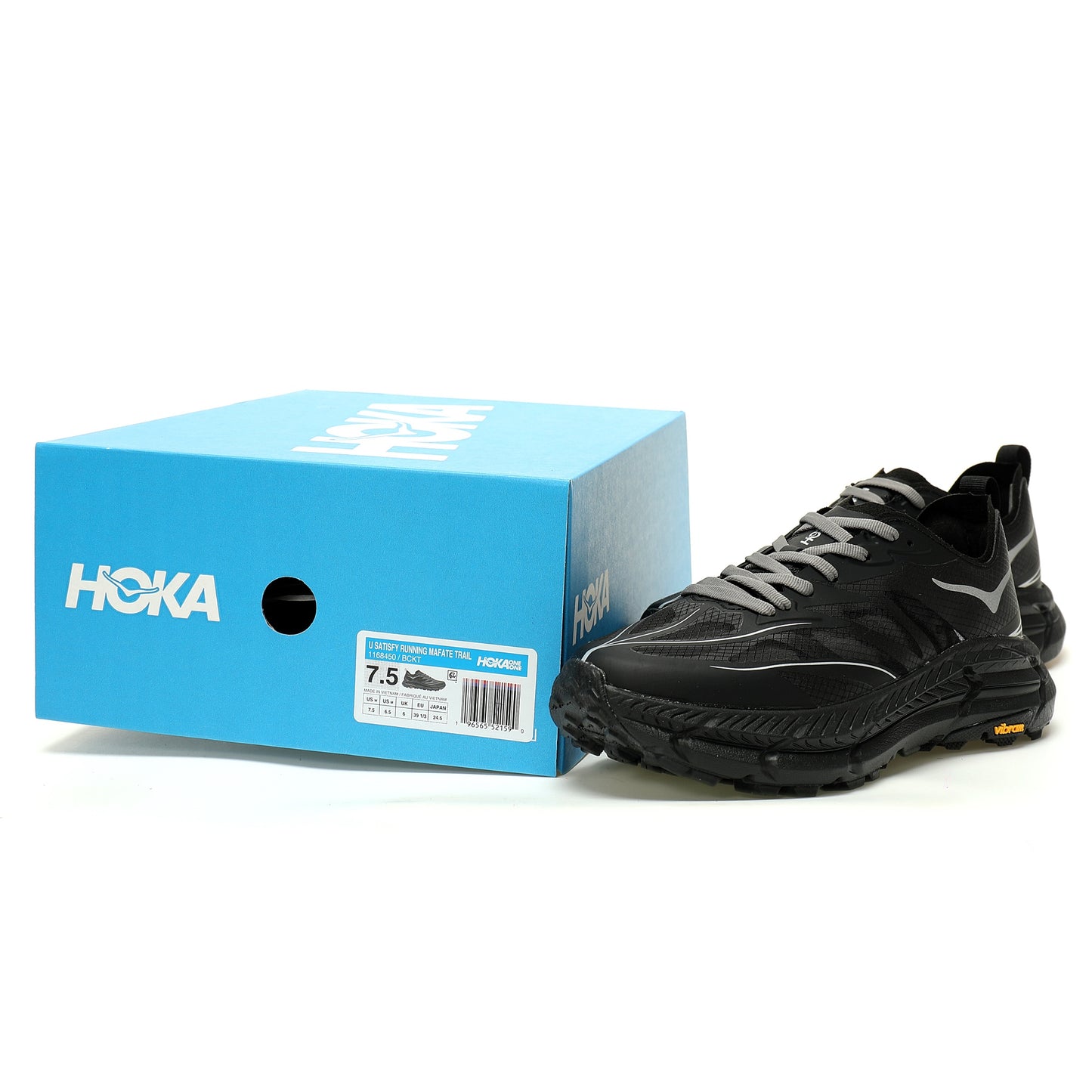 HOKA Mafate Speed 2 Low | Trail Running Shoes   Black / Silver