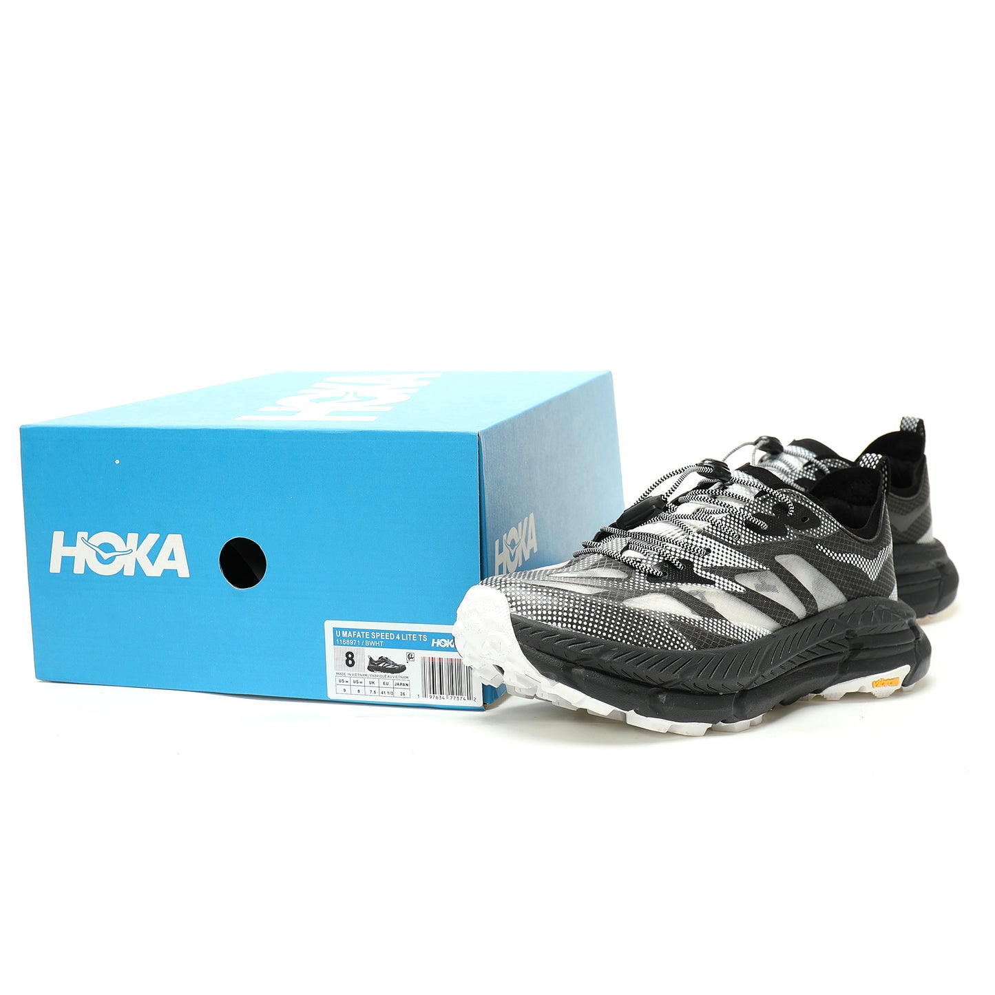 HOKA Mafate Speed 2 Low | Trail Running Shoes   Black/White