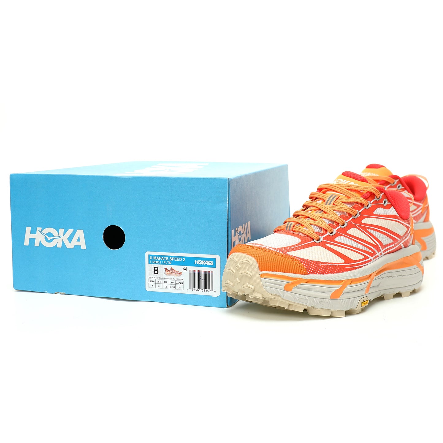 HOKA Mafate Speed 2 Low | Trail Running Shoes   Orange / Beige
