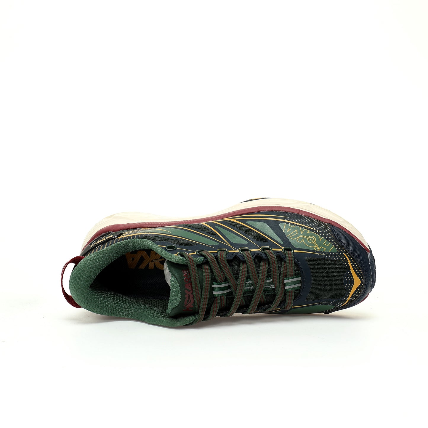 HOKA Mafate Speed 2 Low | Trail Running Shoes   Green / Red / Beige