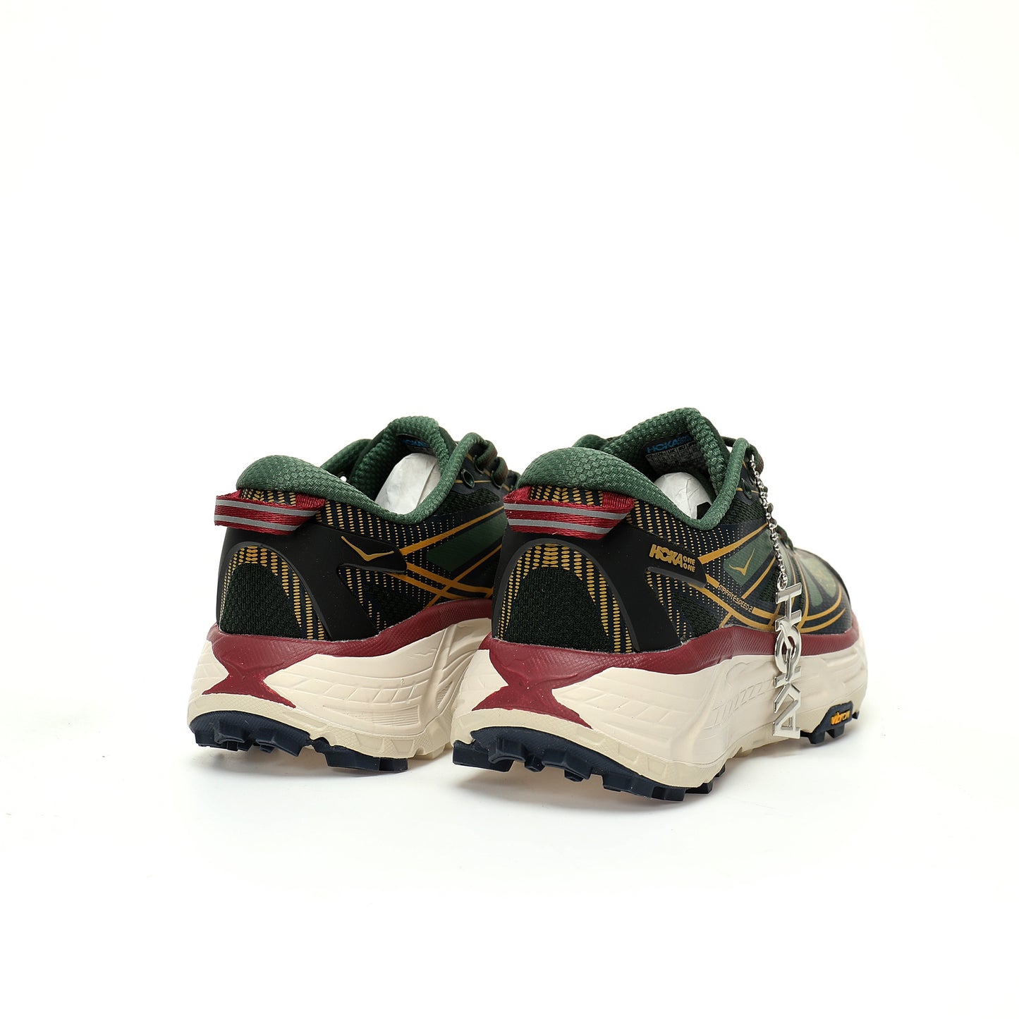 HOKA Mafate Speed 2 Low | Trail Running Shoes   Green / Red / Beige