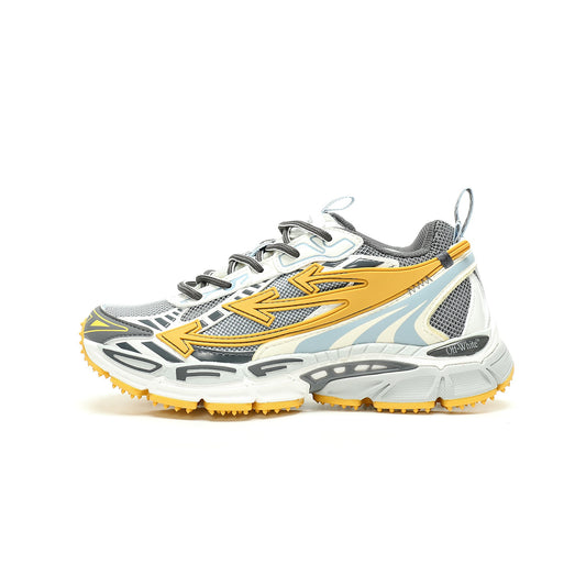 Off-White™ "Be Right Back" Sneaker — BRB   Grey / Blue / Yellow