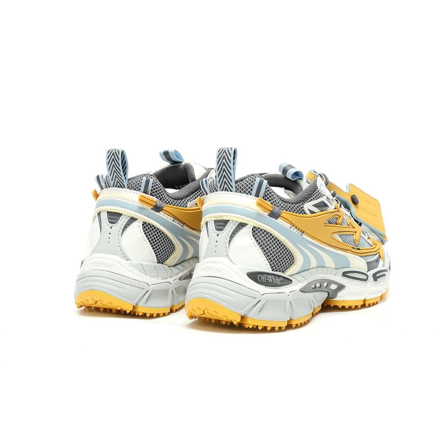 Off-White™ "Be Right Back" Sneaker — BRB   Grey / Blue / Yellow