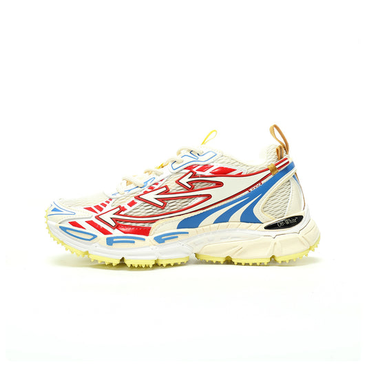Off-White™ "Be Right Back" Sneaker — BRB   Beige / Red / Blue
