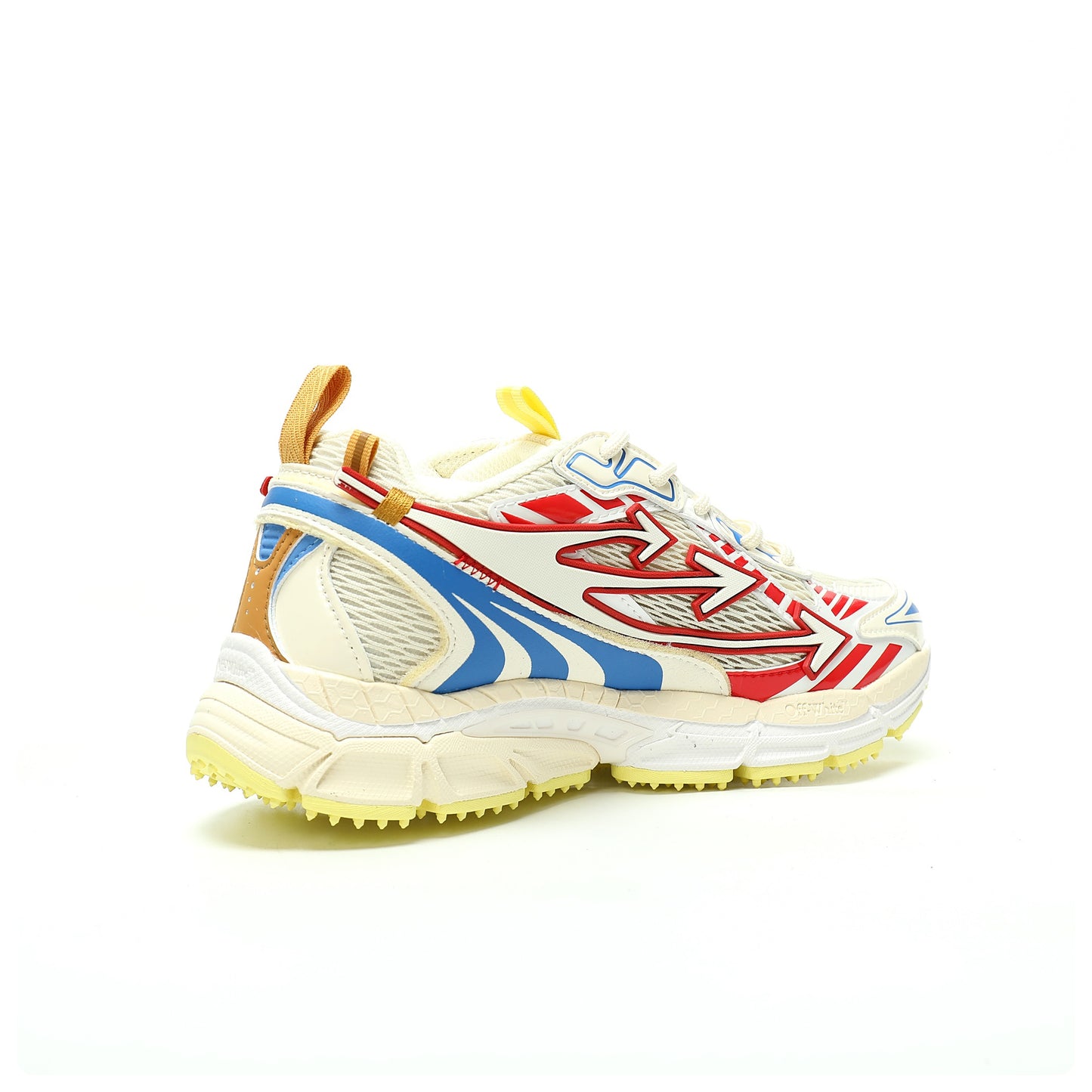 Off-White™ "Be Right Back" Sneaker — BRB   Beige / Red / Blue